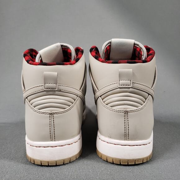 Nike Dunk Ultra High ‘String’ 2016 845055-201 M7.5/W9 Gray Plaid Swoosh - Picture 6 of 10